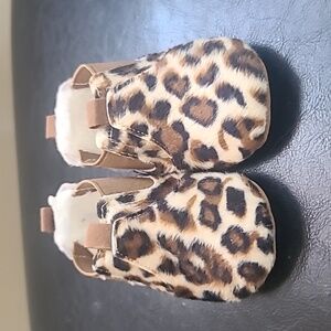 BABY LEOPARD PRINT SLIP ON SHOES